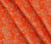 Jacquard floral lamé teja